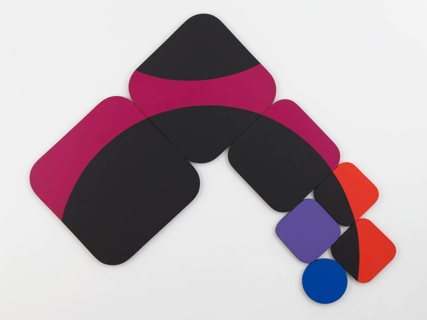 Blue Circle Accent by Leon Polk Smith
