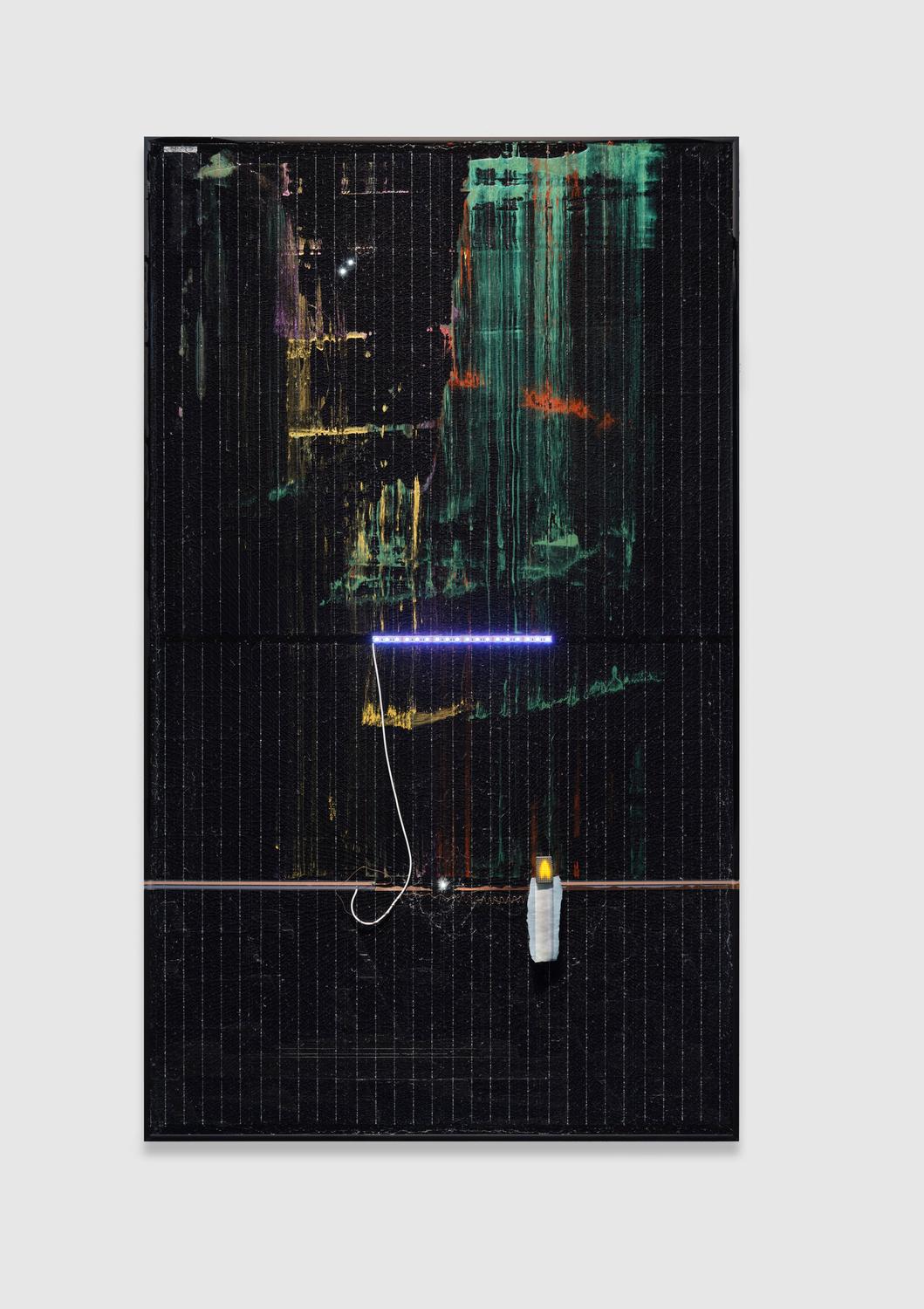 Solar Powered LED Circuit Composition 43 (Aurora B) by Haroon Mirza