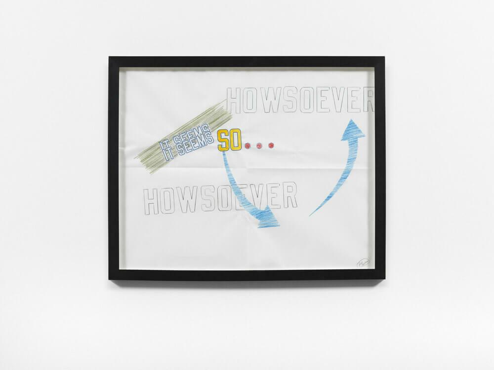 HOWSOEVER IT SEEMS IT SEEMS SO HOWSOEVER by LAWRENCE WEINER
