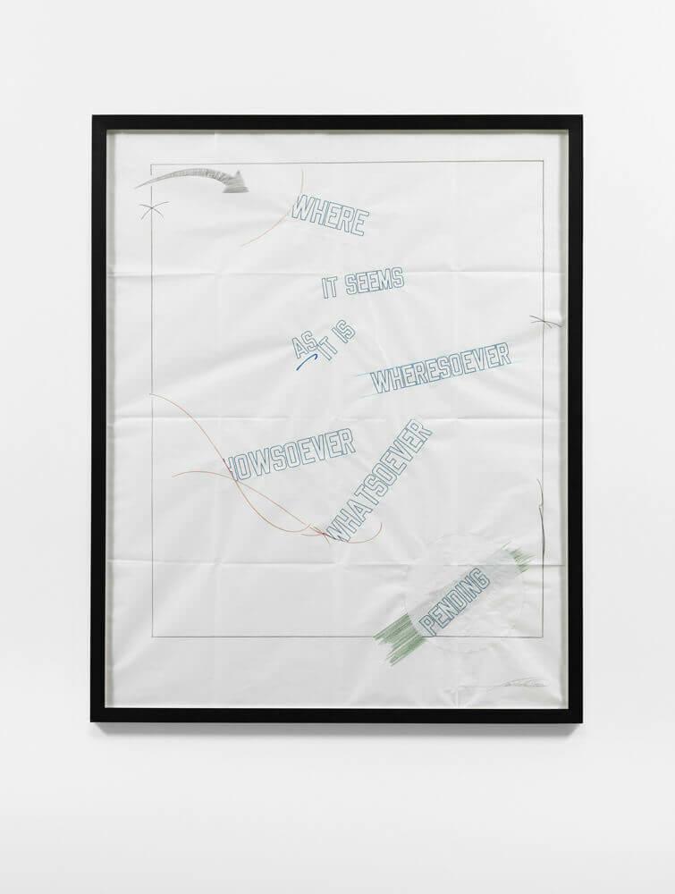 WHERE IT SEEMS AS IT IS WHERESOEVER HOWSOEVER WHATSOEVER PENDING by LAWRENCE WEINER