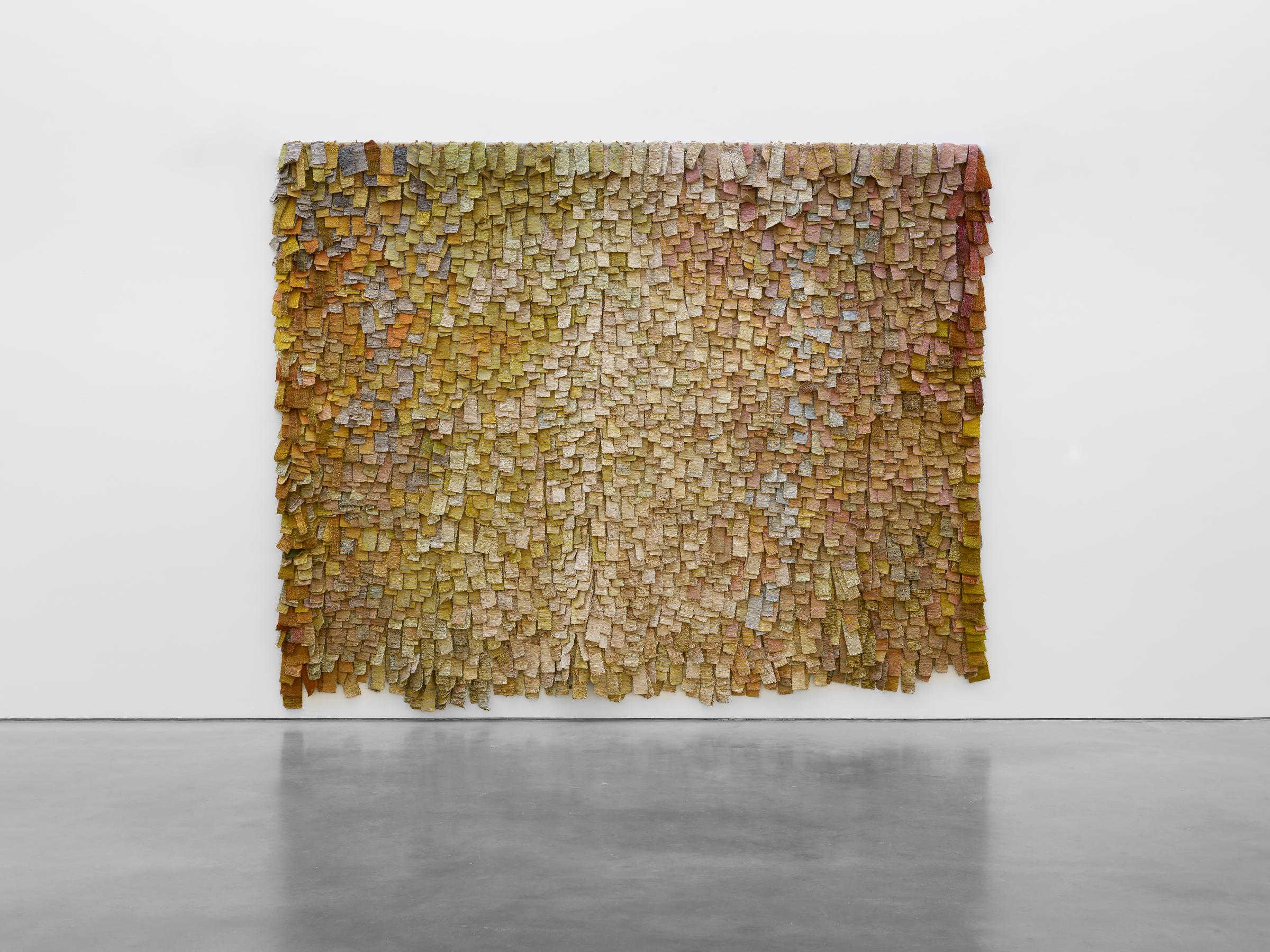 El gran muro, panel 7B by Olga de Amaral