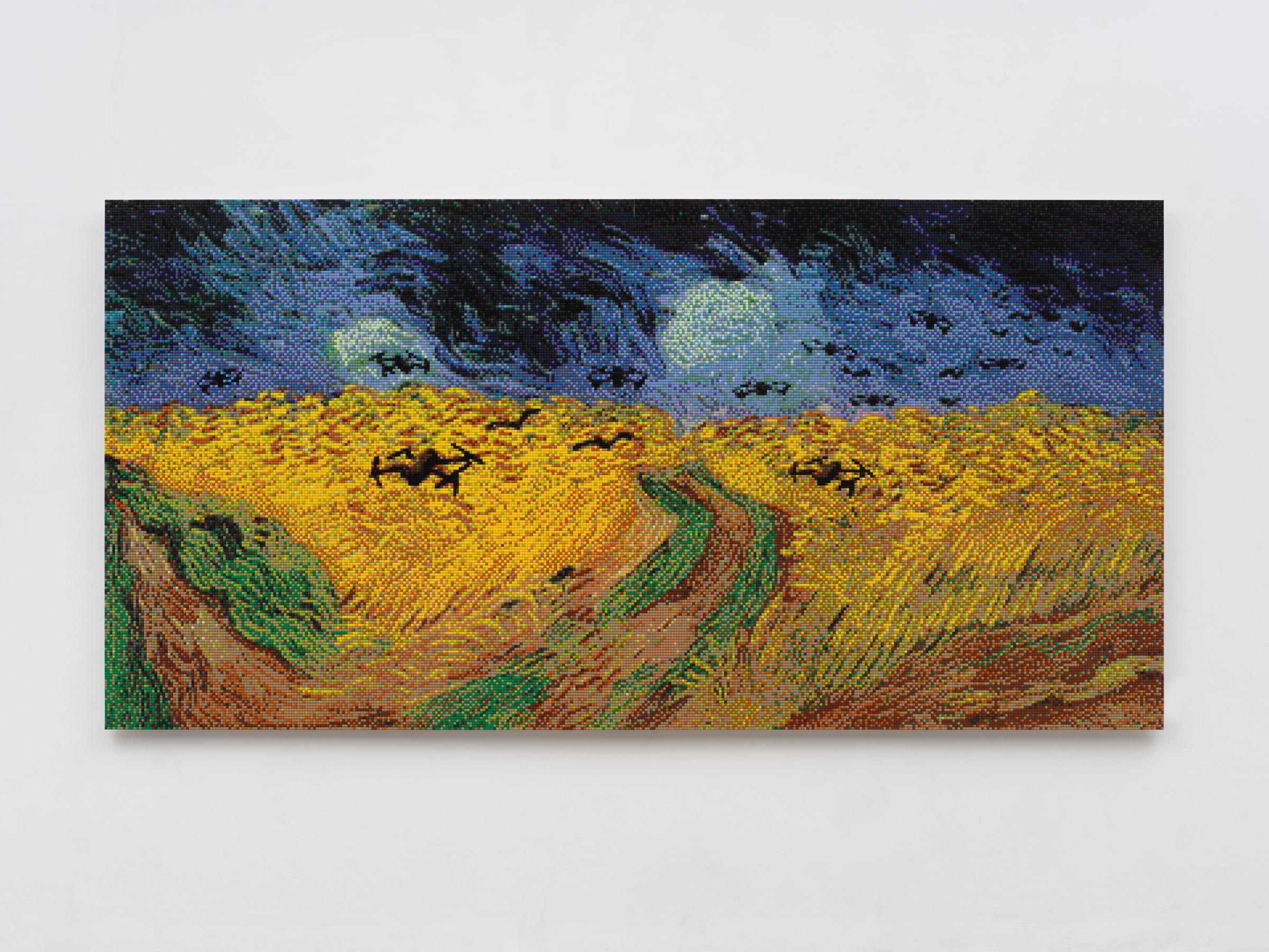 Wheat Field with Crows by Ai Weiwei